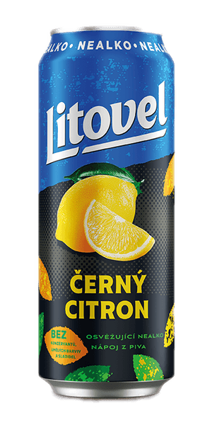 Litovel Černý Citron nealko